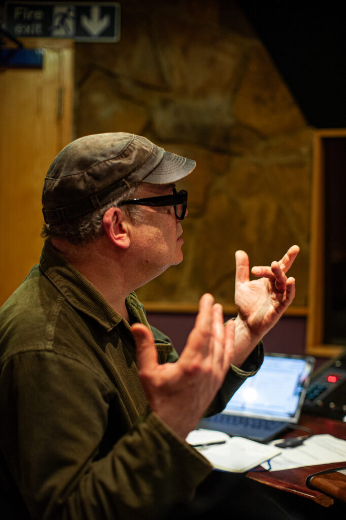 Composer Jon Baker discussing the Royal Brackla soundscapes