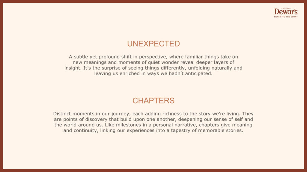 Unexpected Chapters - what it means